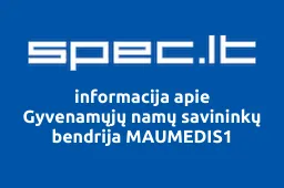Gyvenamųjų namų savininkų bendrija MAUMEDIS1 | spec.lt