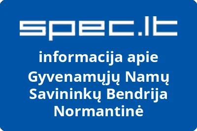 Gyvenamųjų Namų Savininkų Bendrija Normantinė