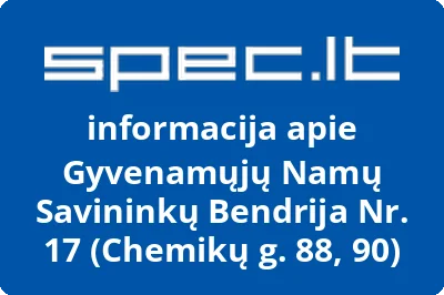 Gyvenamųjų Namų Savininkų Bendrija Nr. 17 (Chemikų g. 88, 90)