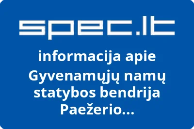 Gyvenamųjų namų statybos bendrija Paežerio bendruomenė