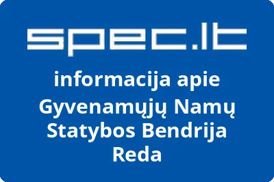 Gyvenamųjų Namų Statybos Bendrija Reda | spec.lt