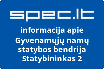 Gyvenamųjų namų statybos bendrija Statybininkas 2
