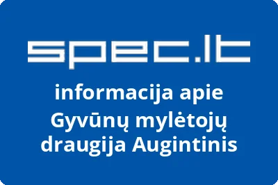 Gyvūnų mylėtojų draugija Augintinis | spec.lt