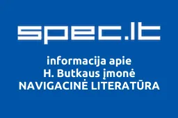 H. Butkaus įmonė NAVIGACINĖ LITERATŪRA | spec.lt