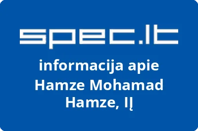 Hamze Mohamad Hamze, IĮ