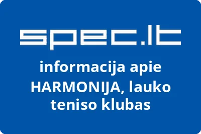 HARMONIJA, lauko teniso klubas