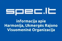 Harmonija, Ukmergės Rajono Visuomeninė Organizacija | spec.lt