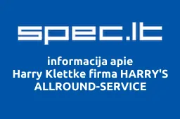 Harry Klettke firma HARRY'S ALLROUND-SERVICE | spec.lt