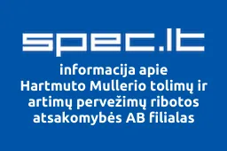 Hartmuto Mullerio tolimų ir artimų pervežimų ribotos atsakomybės AB filialas | spec.lt