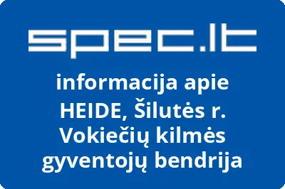 Šilutės rajono vokiečių kilmės gyventojų bendrija Heide