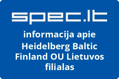 Heidelberg Baltic Finland OU Lietuvos filialas