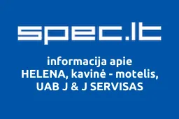HELENA, kavinė - motelis, UAB J & J SERVISAS | spec.lt