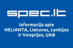 HELIANTA, Lietuvos, Lenkijos ir Vengrijos, UAB iliustracija