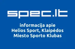 Helios Sport, Klaipėdos Miesto Sporto Klubas | spec.lt
