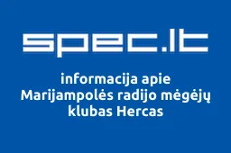 Marijampolės radijo mėgėjų klubas Hercas iliustracija