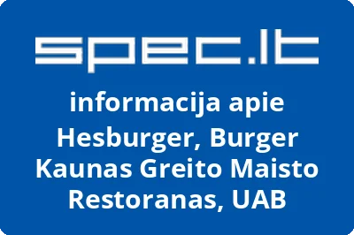 Burger Kaunas, UAB