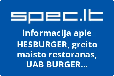 Burger Panevėžys, UAB