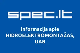 HIDROELEKTROMONTAŽAS, UAB