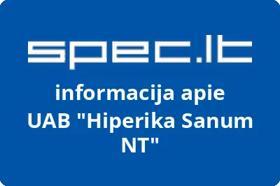 Hiperika Sanum NT, UAB | spec.lt