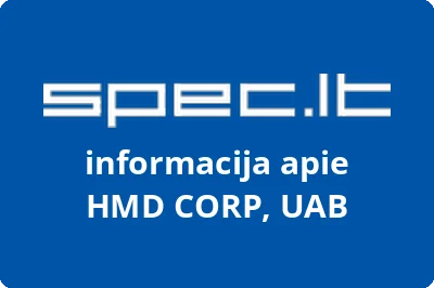 HMD CORP, UAB | spec.lt