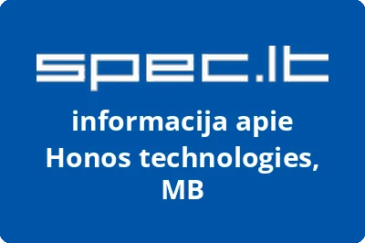 Honos technologies, MB | spec.lt