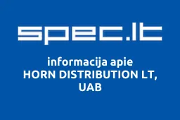 HORN DISTRIBUTION LT, UAB | spec.lt