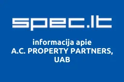 A.C. PROPERTY PARTNERS, UAB | spec.lt