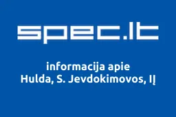 Hulda, S. Jevdokimovos, IĮ | spec.lt