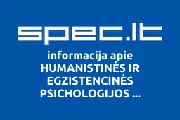HUMANISTINĖS IR EGZISTENCINĖS PSICHOLOGIJOS INSTITUTAS, VŠĮ | spec.lt