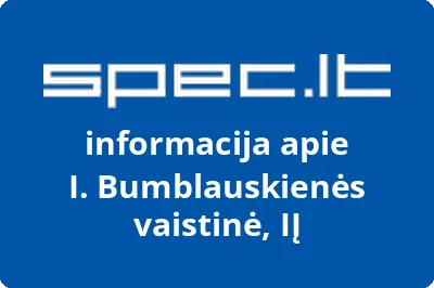 I. Bumblauskienės vaistinė, UAB