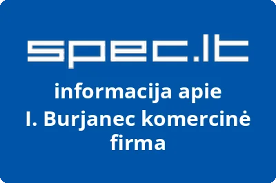 I. Burjanec komercinė firma