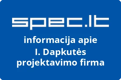 Ivetos Dapkutės projektavimo firma