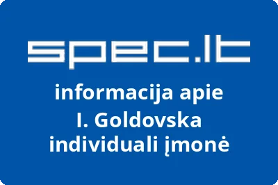 I. Goldovska individuali įmonė | spec.lt