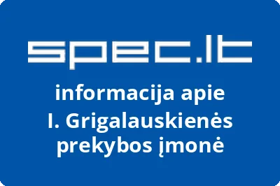 I. Grigalauskienės prekybos įmonė