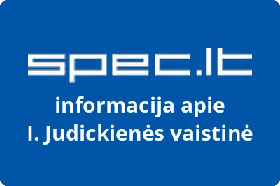 I. Judickienės vaistinė