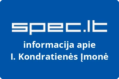 I. Kondratienės Įmonė
