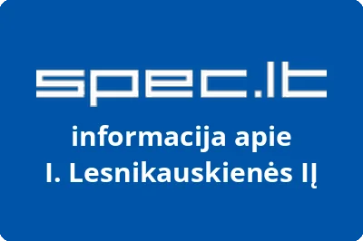 I. Lesnikauskienės, IĮ