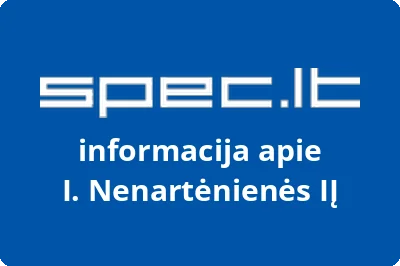 I. Nenartėnienės, IĮ