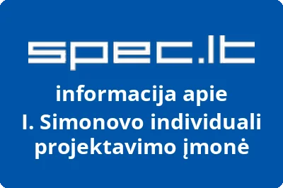 I. Simonovo individuali projektavimo įmonė