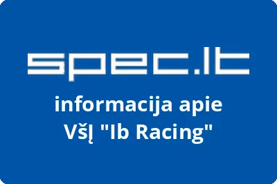 Ib Racing, VŠĮ | spec.lt