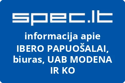 MODENA IR KO, UAB