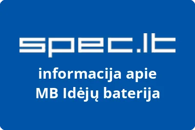 Idėjų baterija, MB | spec.lt