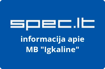 Igkaline, MB | spec.lt