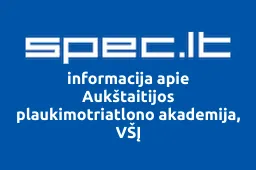 Aukštaitijos plaukimotriatlono akademija, VŠĮ | spec.lt
