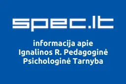 Ignalinos R. Pedagoginė Psichologinė Tarnyba iliustracija