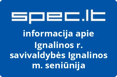 Ignalinos r. savivaldybės Ignalinos m. seniūnija