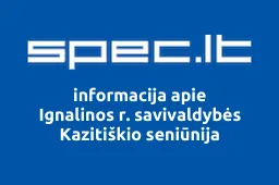Ignalinos r. savivaldybės Kazitiškio seniūnija iliustracija