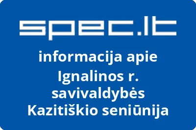 Ignalinos r. savivaldybės Kazitiškio seniūnija