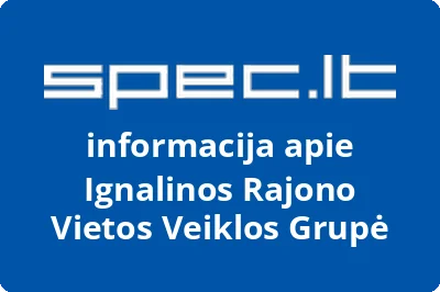 Ignalinos rajono vietos veiklos grupė | spec.lt