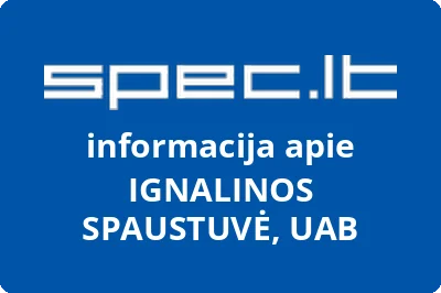 Ignalinos spaustuvė, UAB